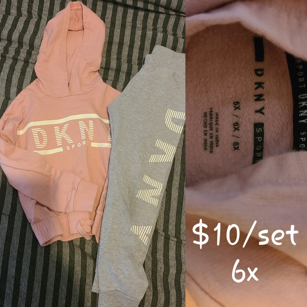 DKNY Girls sweatshirt outfit